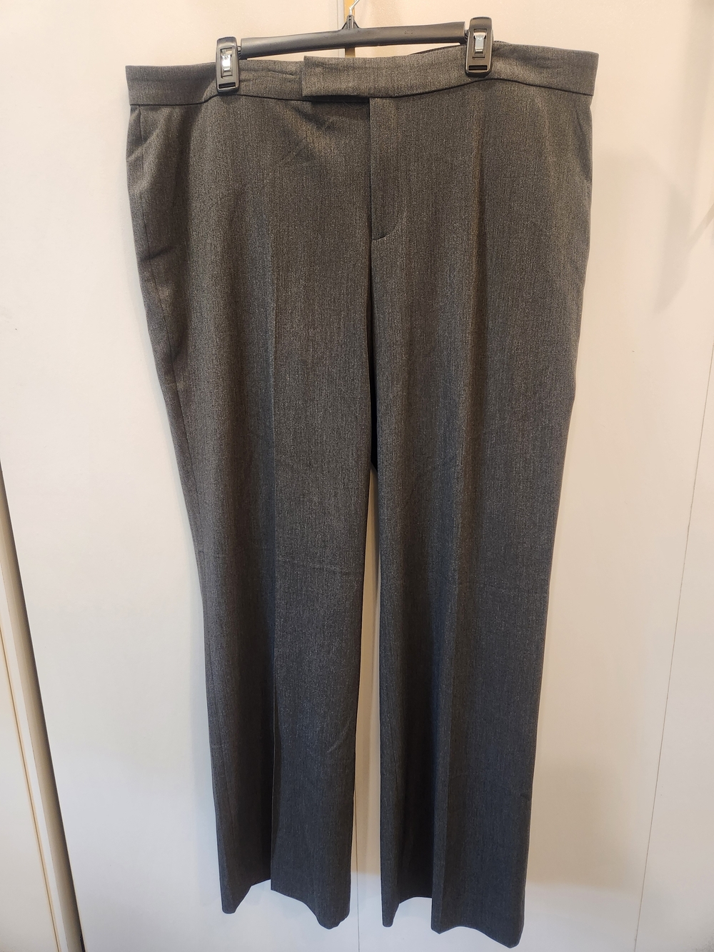 Lauren Ralph Lauren Gray Straight-Leg Dress Pants